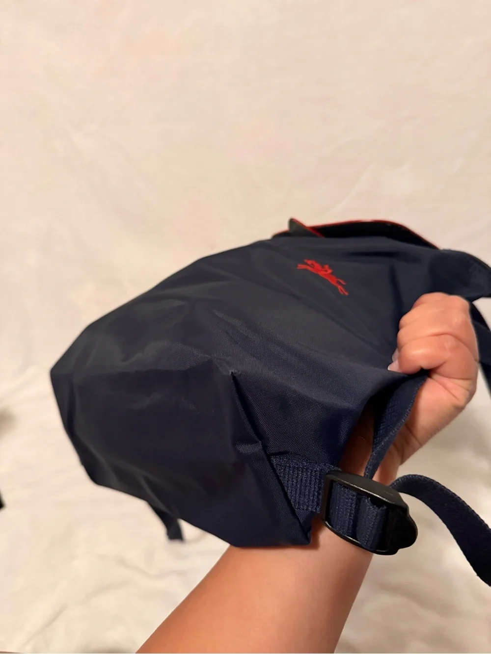 Longchamp Le Pliage Club Backpack in Navy Blue